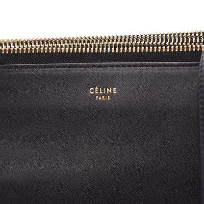 Celine Lambskin Large Trio Crossbody Bag Black 8 of 14