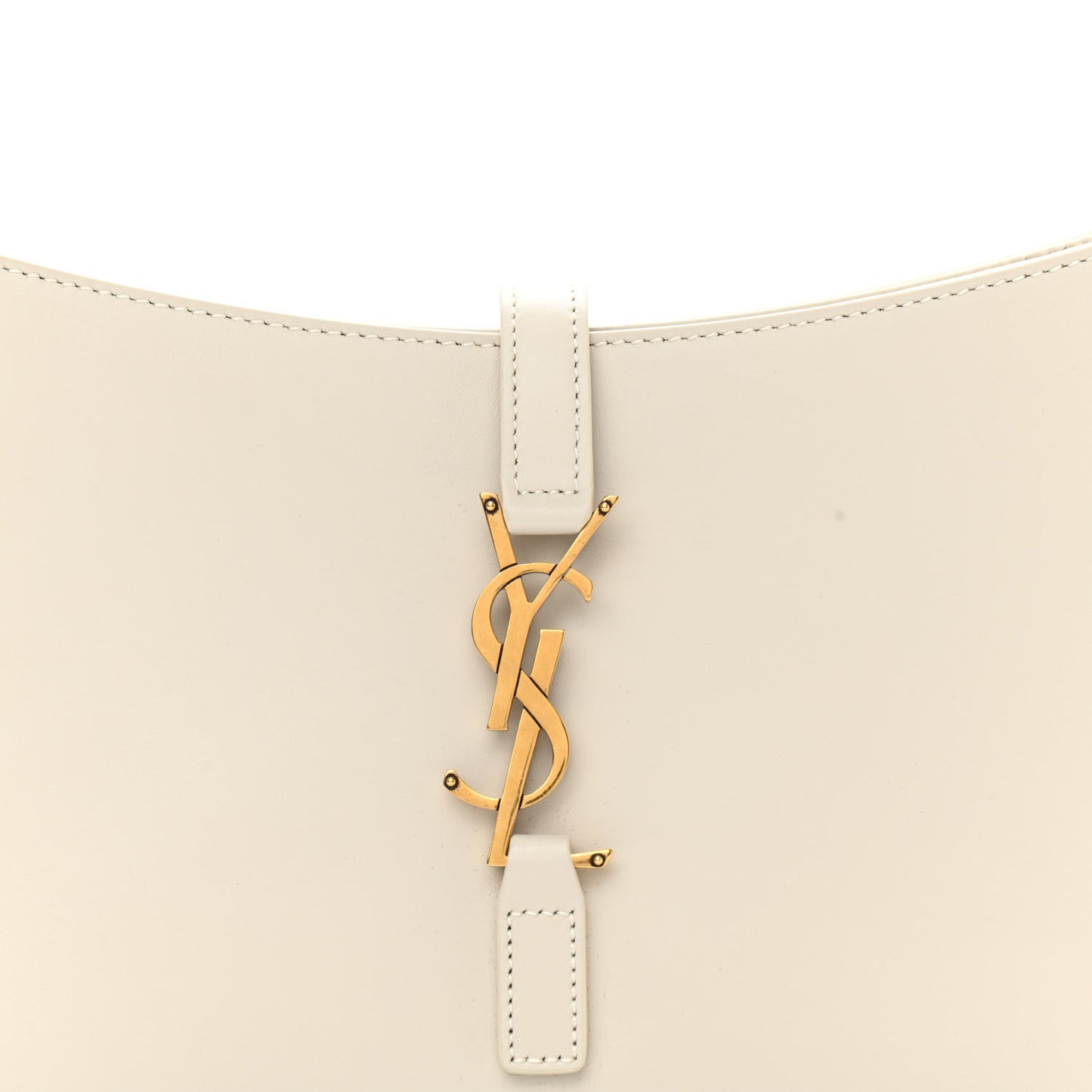 Smooth Calfskin Le 5 A 7 Hobo Blanc Vintage