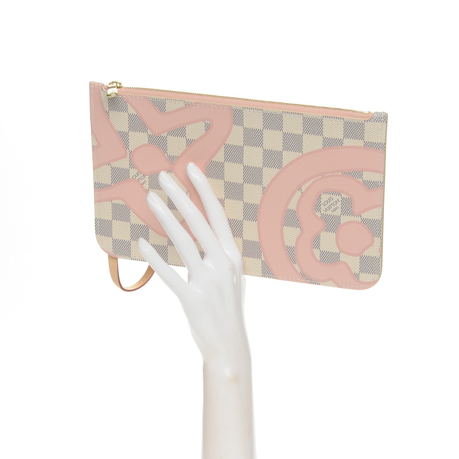 Louis Vuitton Damier Azur Tahitienne Neverfull MM GM Pochette 2 of 6