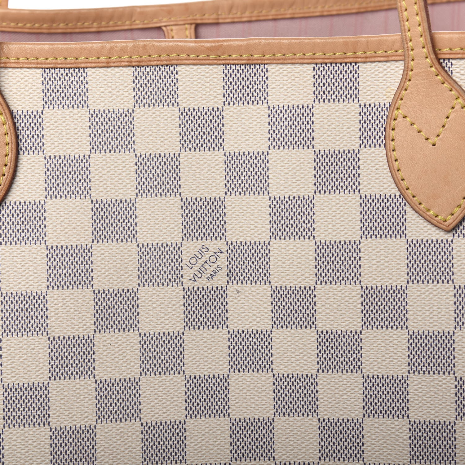 Louis Vuitton Damier Azur Neo Neverfull MM Rose Ballerine 14 of 16