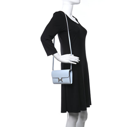 Hermes Epsom Constance Long To Go Wallet Bleu Brume 2 of 11