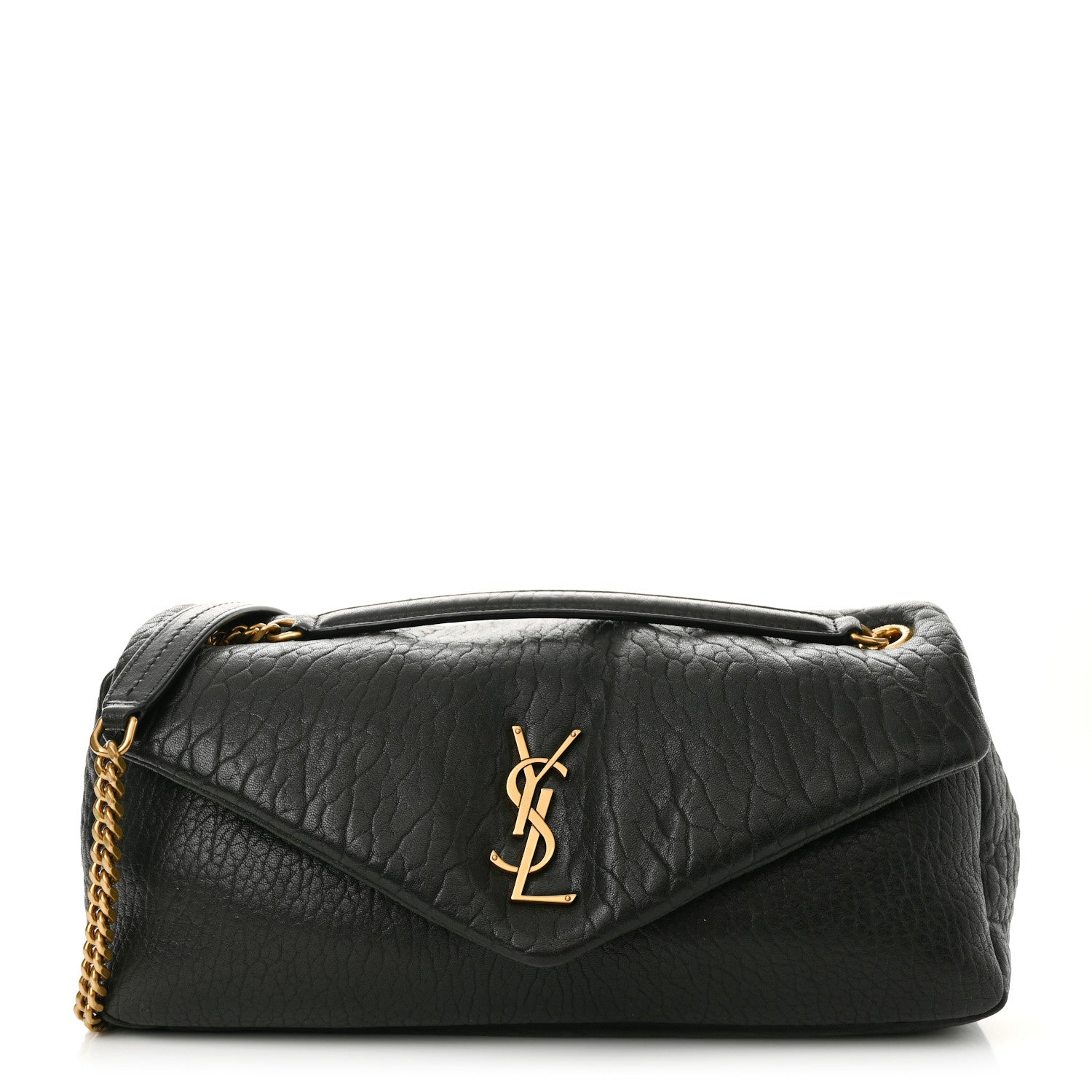 Saint Laurent Grained Lambskin Medium Calypso Black 1 of 11