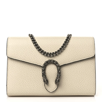 Gucci Dollar Calfskin Mini Dionysus Chain Wallet Mystic White 1 of 8