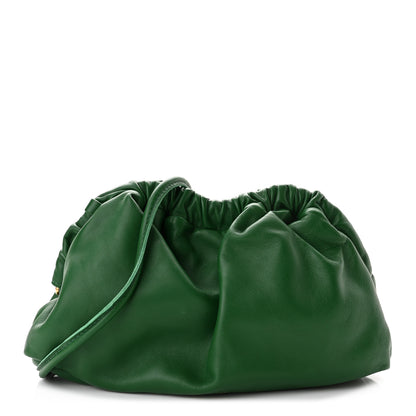 Mansur Gavriel Lambskin Mini Cloud Clutch Green 1 of 9