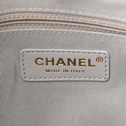 Chanel Caviar Quilted City Walk Hobo Light Grey 6 of 10
