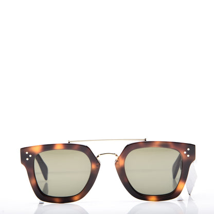 Celine Acetate Bridge Sunglasses CL41077/S Dark Havana 2 of 7