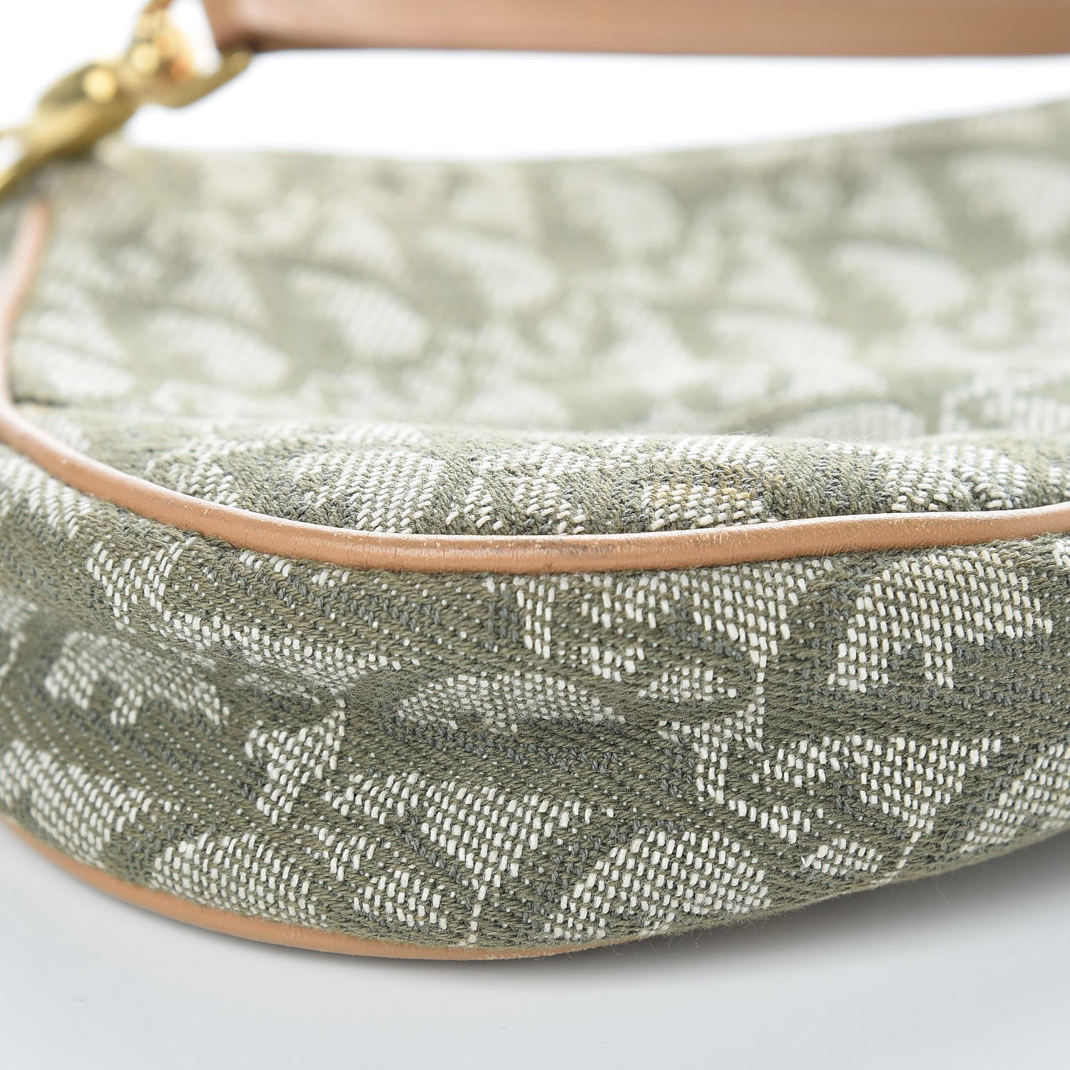 Christian Dior Monogram Mini Saddle Pochette Green 13 of 15