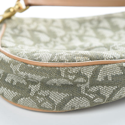 Christian Dior Monogram Mini Saddle Pochette Green 13 of 15