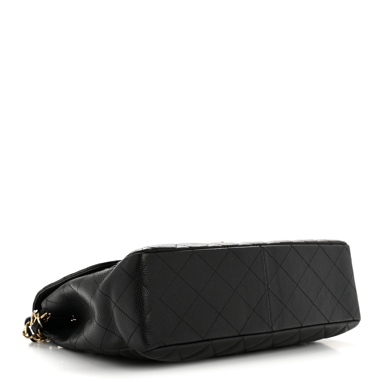 Chanel Caviar Quilted Jumbo Single Flap Black 4 of 13