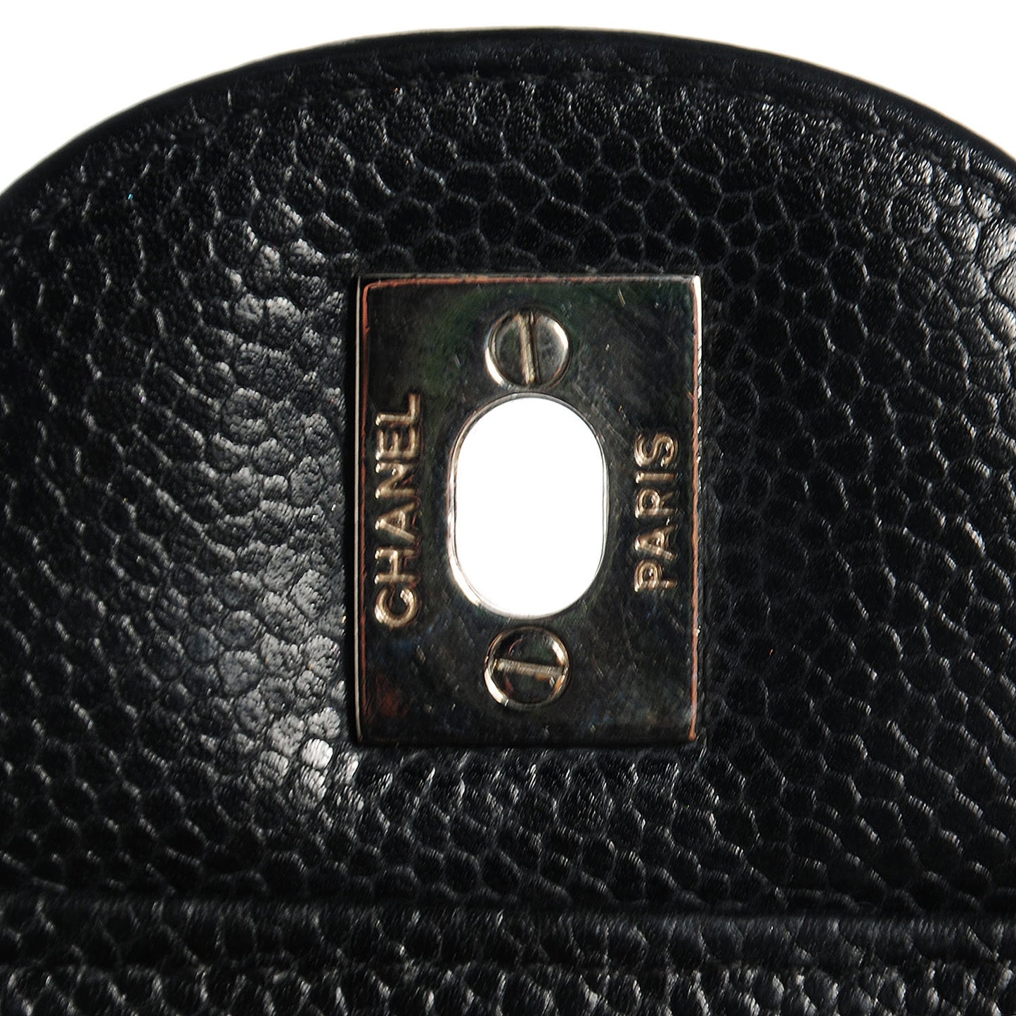 Caviar Jumbo Single Flap Black