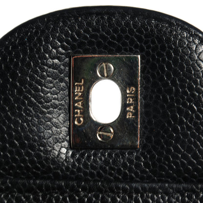 Chanel Caviar Jumbo Single Flap Black 9 of 13