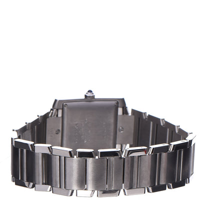 Cartier Stainless Steel 28mm Tank Francaise Automatic Watch 4 of 11