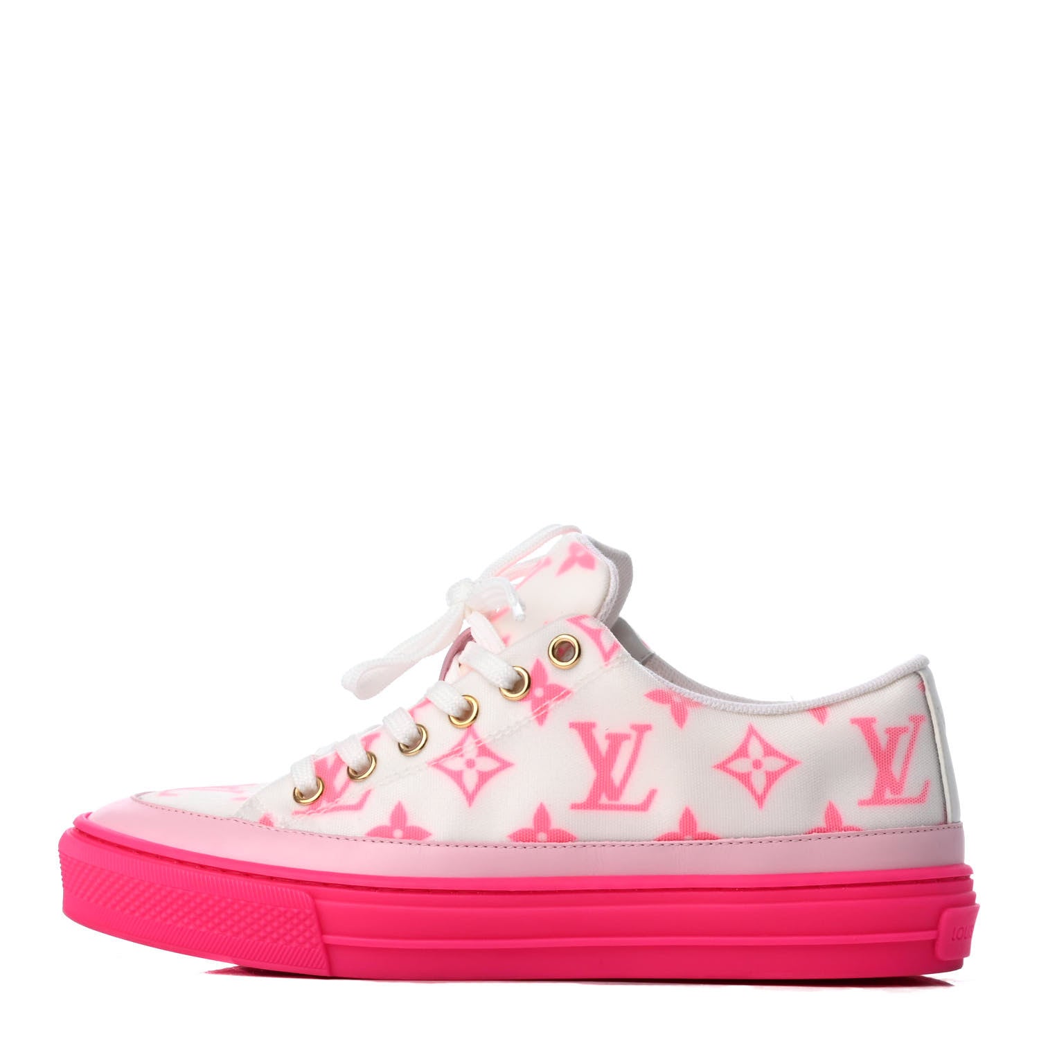 Louis Vuitton Technical Fabric Monogram Stellar Sneakers 35.5 Rose Pop 1 of 8