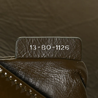 Christian Dior Patent Medium Diorama Flap Bag Green 12 of 12