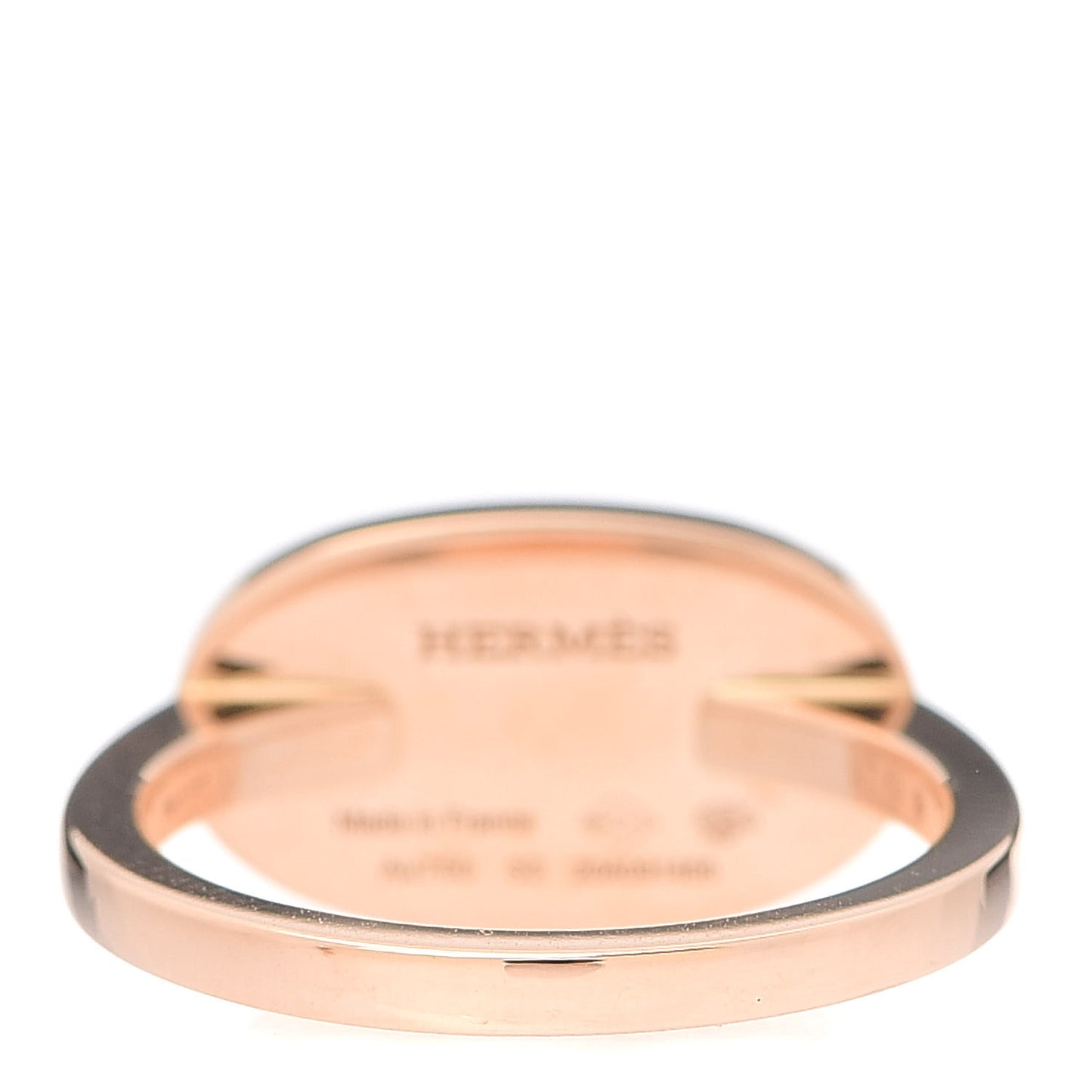 18K Rose Gold Diamond MM Chaine d'Ancre Verso Ring 52 6
