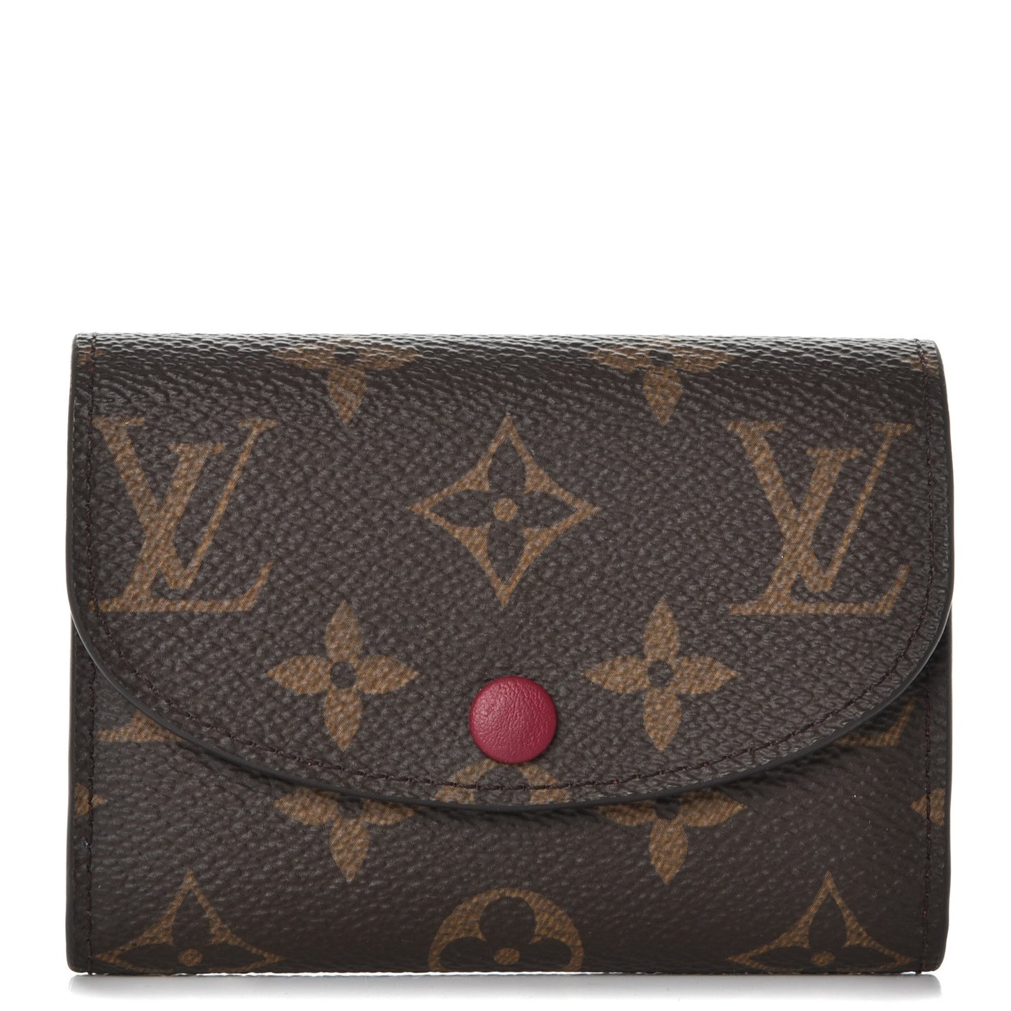 Monogram Rosalie Coin Purse Fuchsia