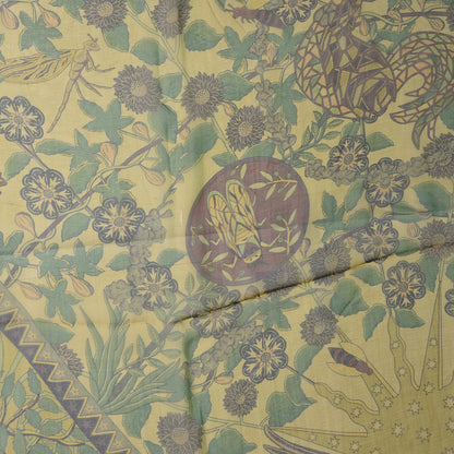 Hermes Mousseline Silk Axis Mundi Shawl 140 7 of 9