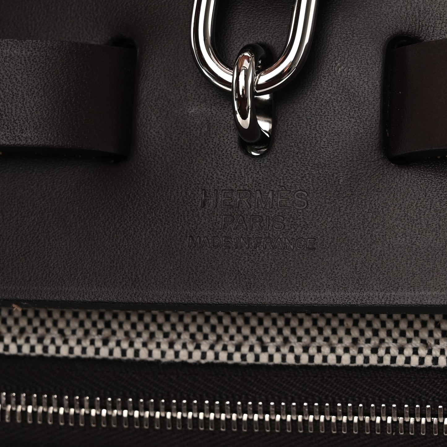 Toile H Berline Vache Hunter Herbag Zip PM 31 Cassis Ecru Black Rouge Sellier