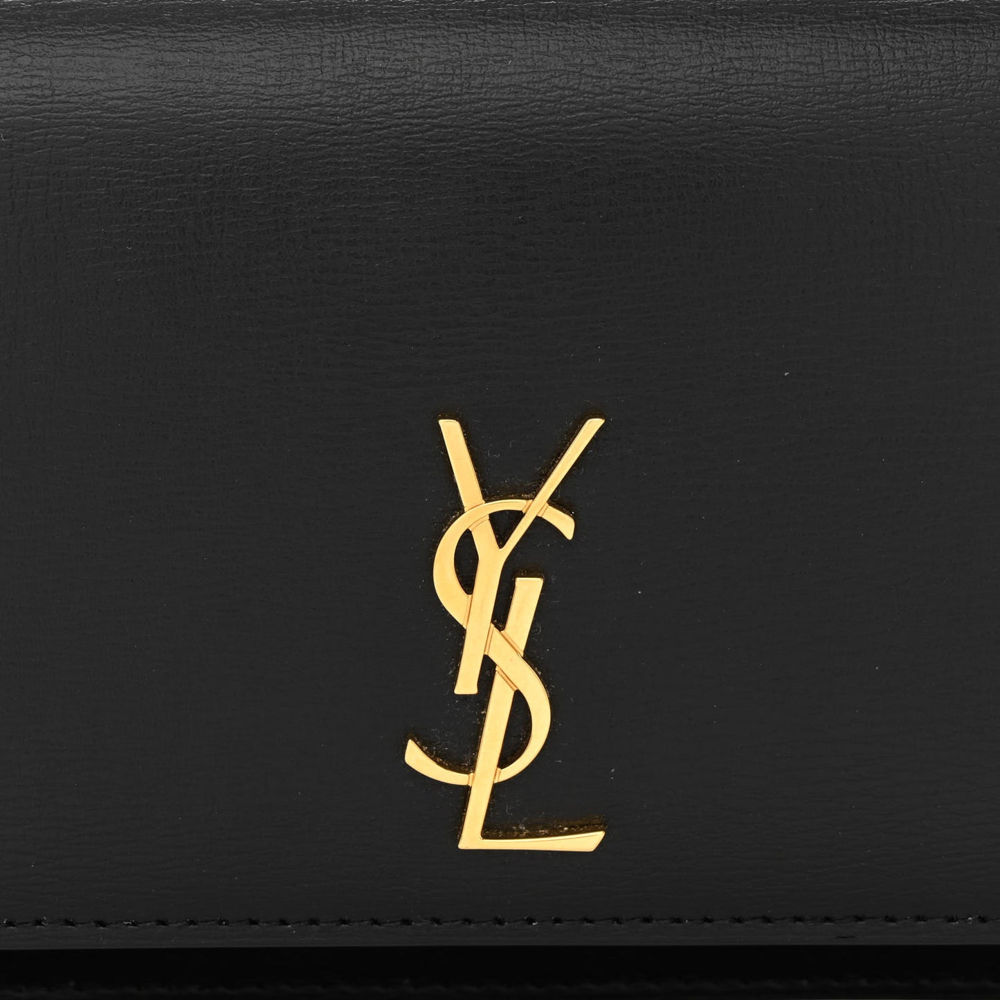 Smooth Calfskin Monogram Phone Holder Crossbody Black