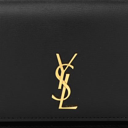 Saint Laurent Smooth Calfskin Monogram Phone Holder Crossbody Black 8 of 11