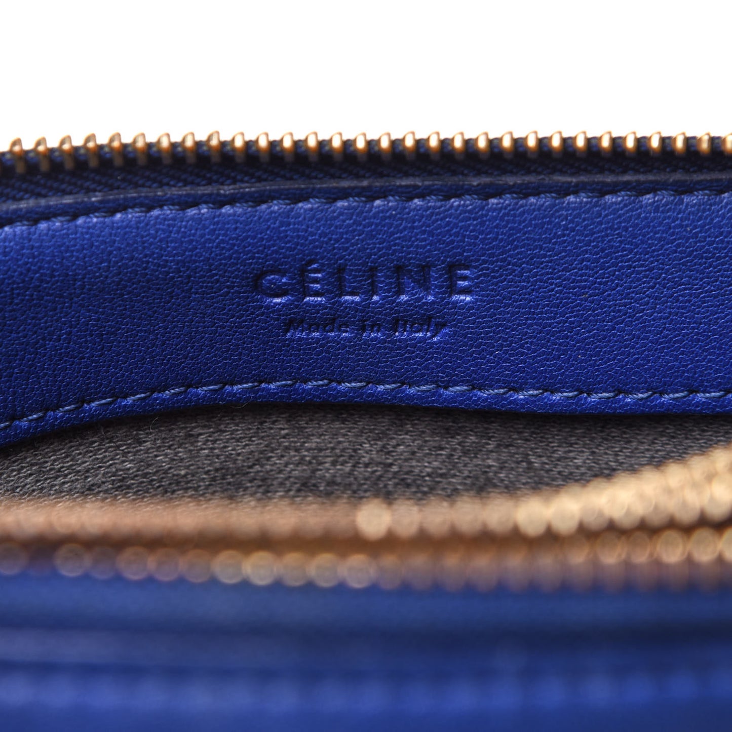 Lambskin Small Trio Crossbody Bag Indigo
