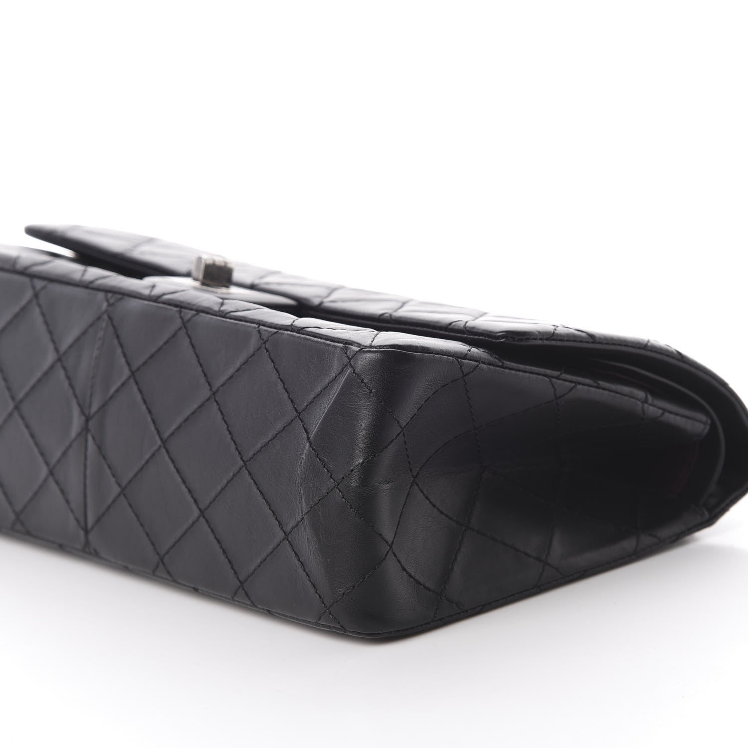 Chanel Aged Calfskin Quilted 2.55 Reissue 226 Flap Black 8 of 13