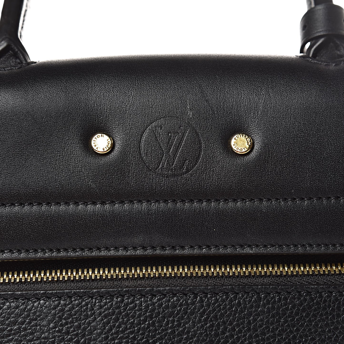 Calfskin Taurillon Studded City Steamer One Handle Bag Black