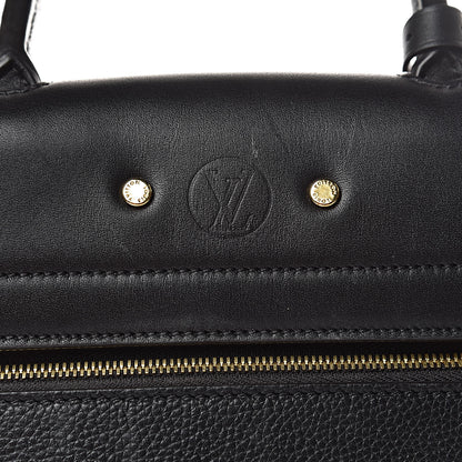 Louis Vuitton Calfskin Taurillon Studded City Steamer One Handle Bag Black 8 of 13