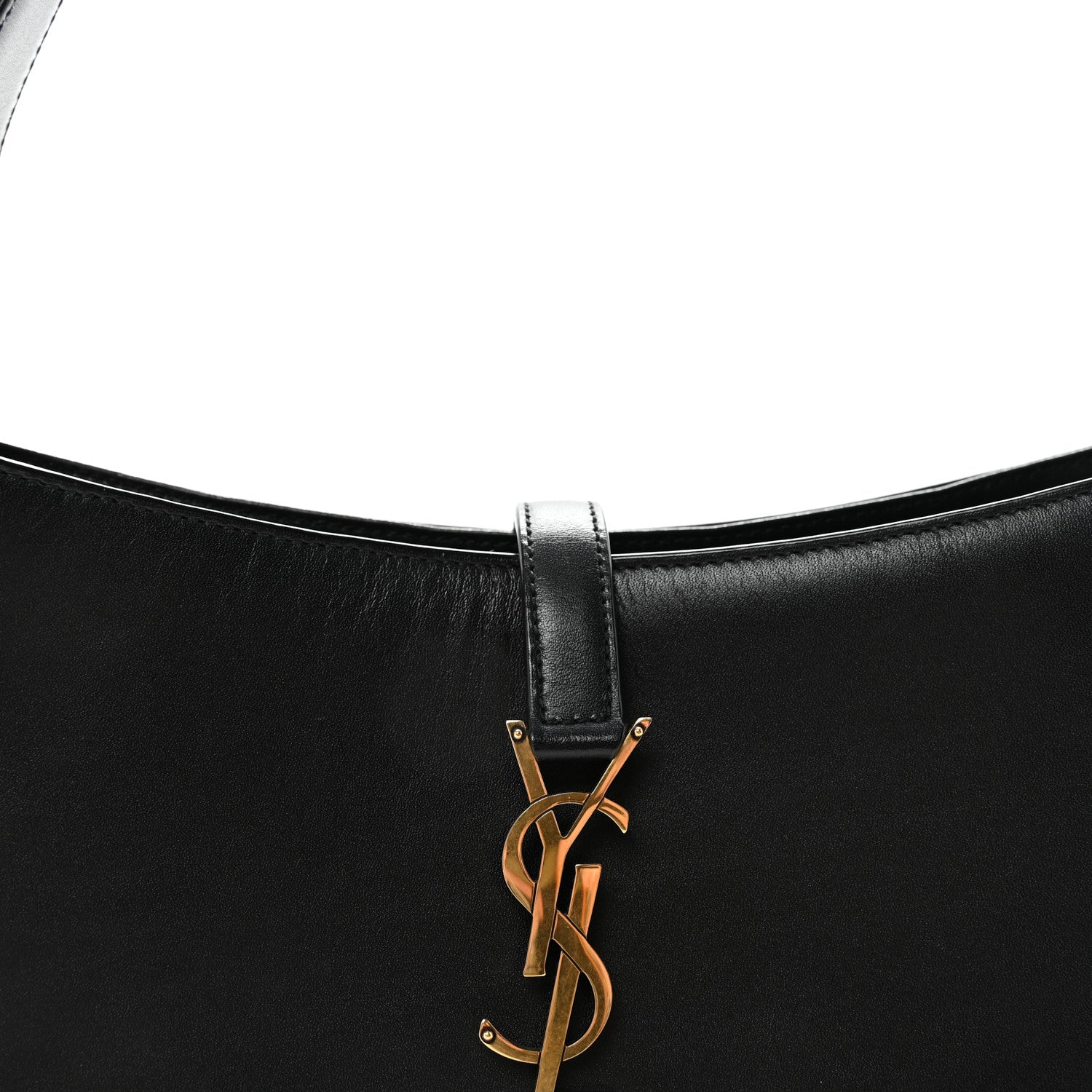 Saint Laurent Smooth Calfskin Le 5 A 7 Hobo Black 7 of 9