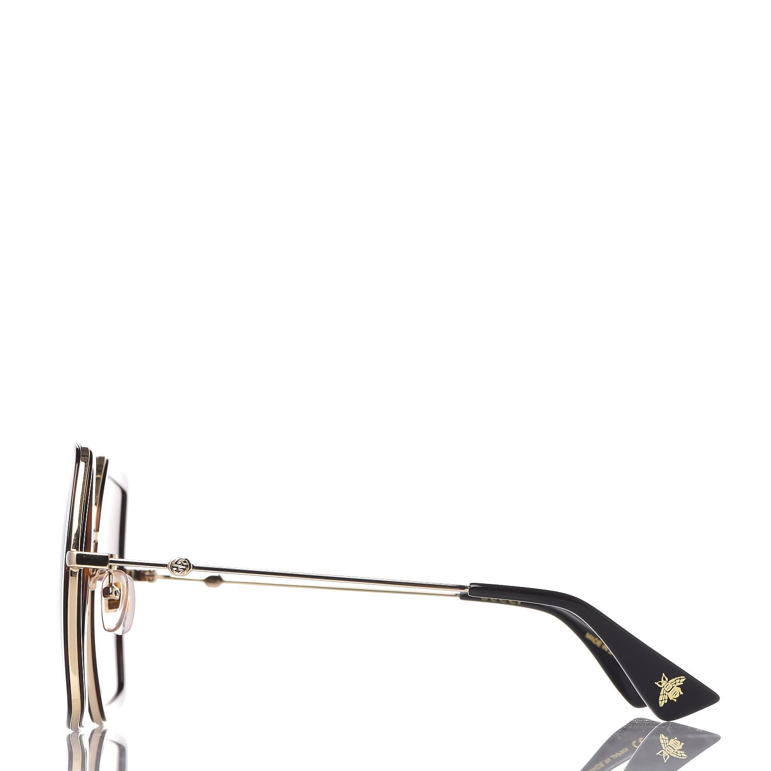 Gucci Square Frame GG0106S Sunglasses Tortoise 3 of 10