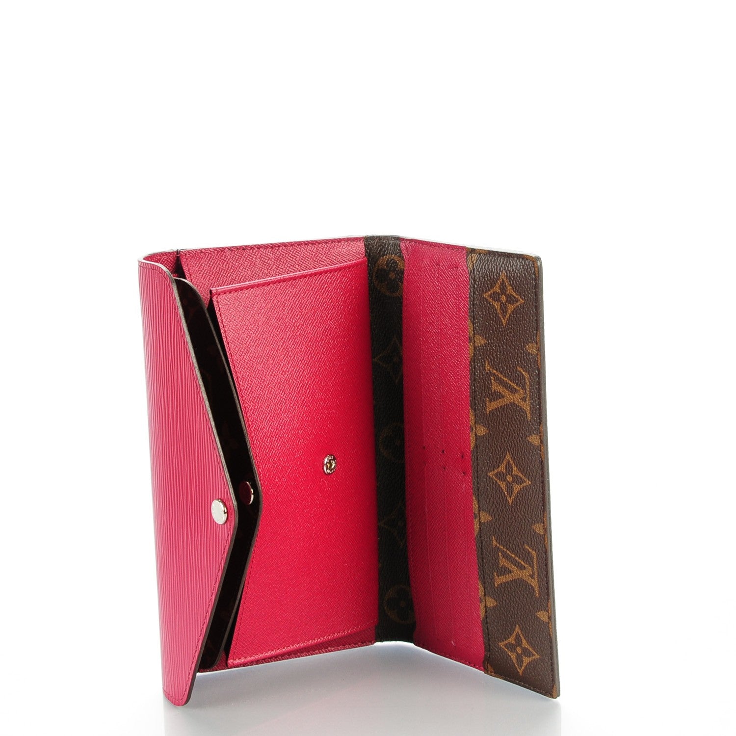 Louis Vuitton Monogram Epi Marie-Lou Long Wallet Fuchsia 5 of 7