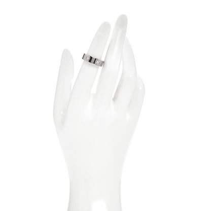 Cartier 18K White Gold 3 Diamond 5.5mm LOVE Ring 47 4.25 2 of 5