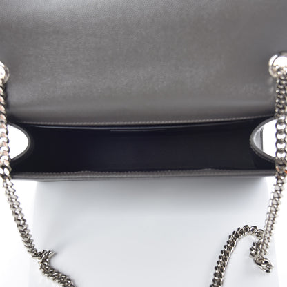 Saint Laurent Grain De Poudre Large Classic Monogram Kate Satchel Earth 7 of 10