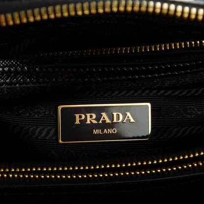 Prada Saffiano Vernice Small Promenade Tote Black 6 of 7
