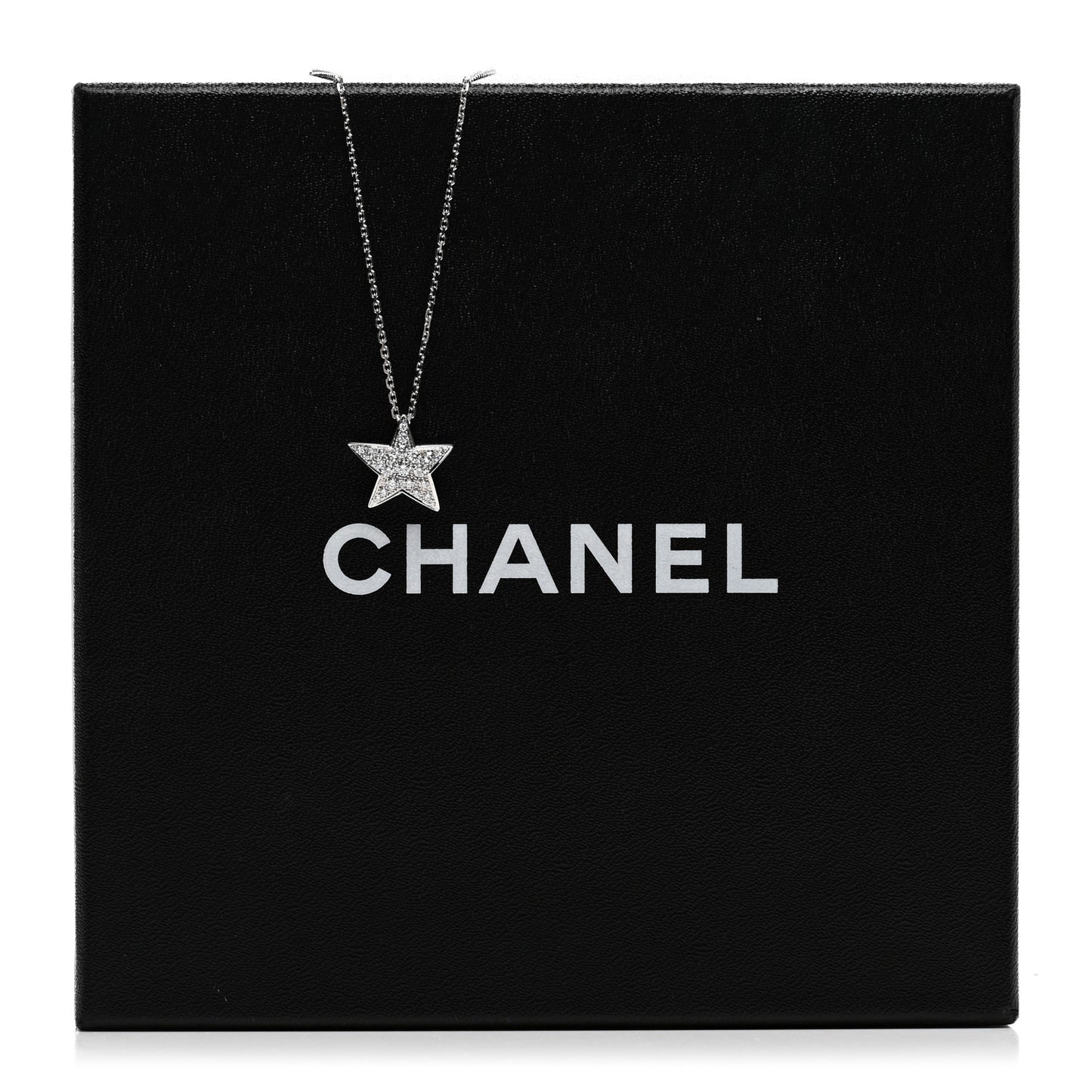 18K White Gold Diamond Large Comete Geode Pendant Necklace