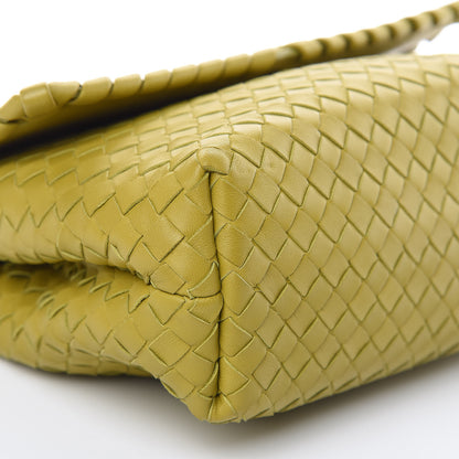 Bottega Veneta Nappa Intrecciato Small Olimpia Shoulder Bag Chartreuse 9 of 11