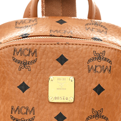 MCM Visetos Klassik Small Sling Bag Cognac 15 of 19