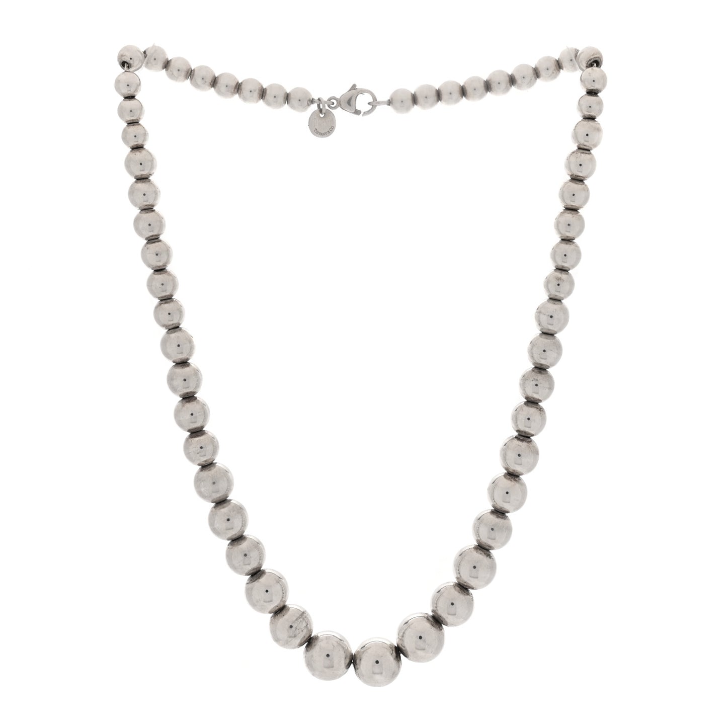 Sterling Silver HardWear Graduated Ball Necklace