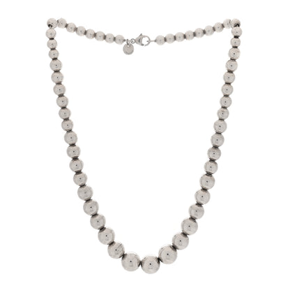 Tiffany Sterling Silver HardWear Graduated Ball Necklace 3 of 5
