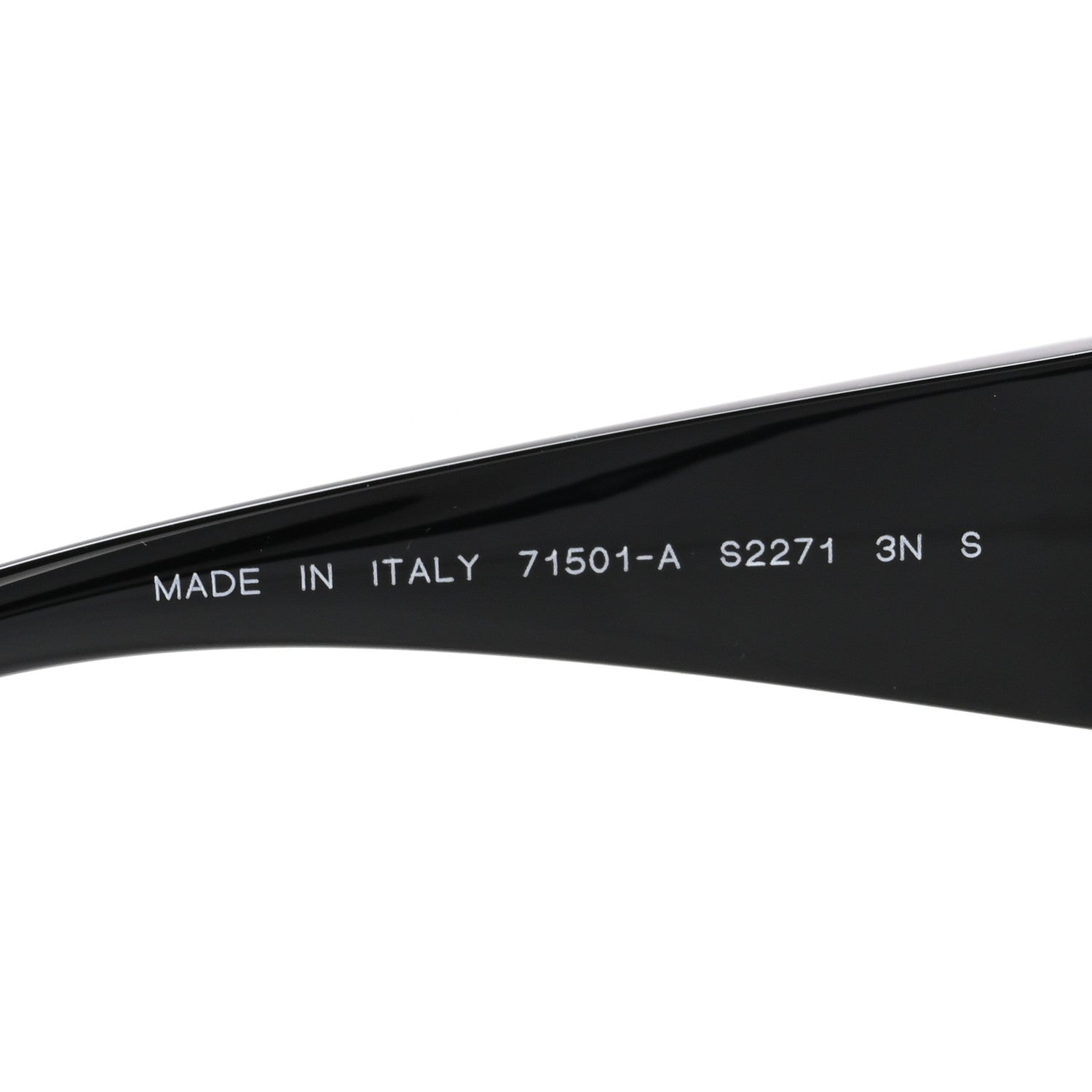 Chanel Acetate Pearl CC Square Sunglasses 71501-A Black 5 of 8