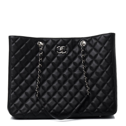Chanel Caviar Quilted Large Classic Shopping Tote Black 1 of 4