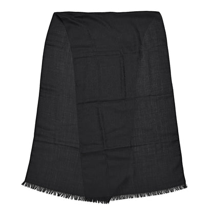 Gucci Wool Silk GG Monogram GGNat Scarf Black 3 of 4