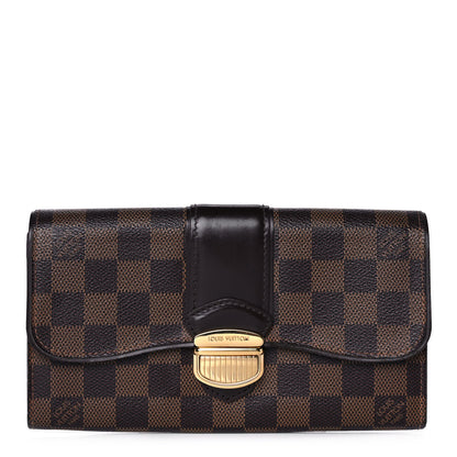 Louis Vuitton Damier Ebene Sistina Wallet 1 of 9
