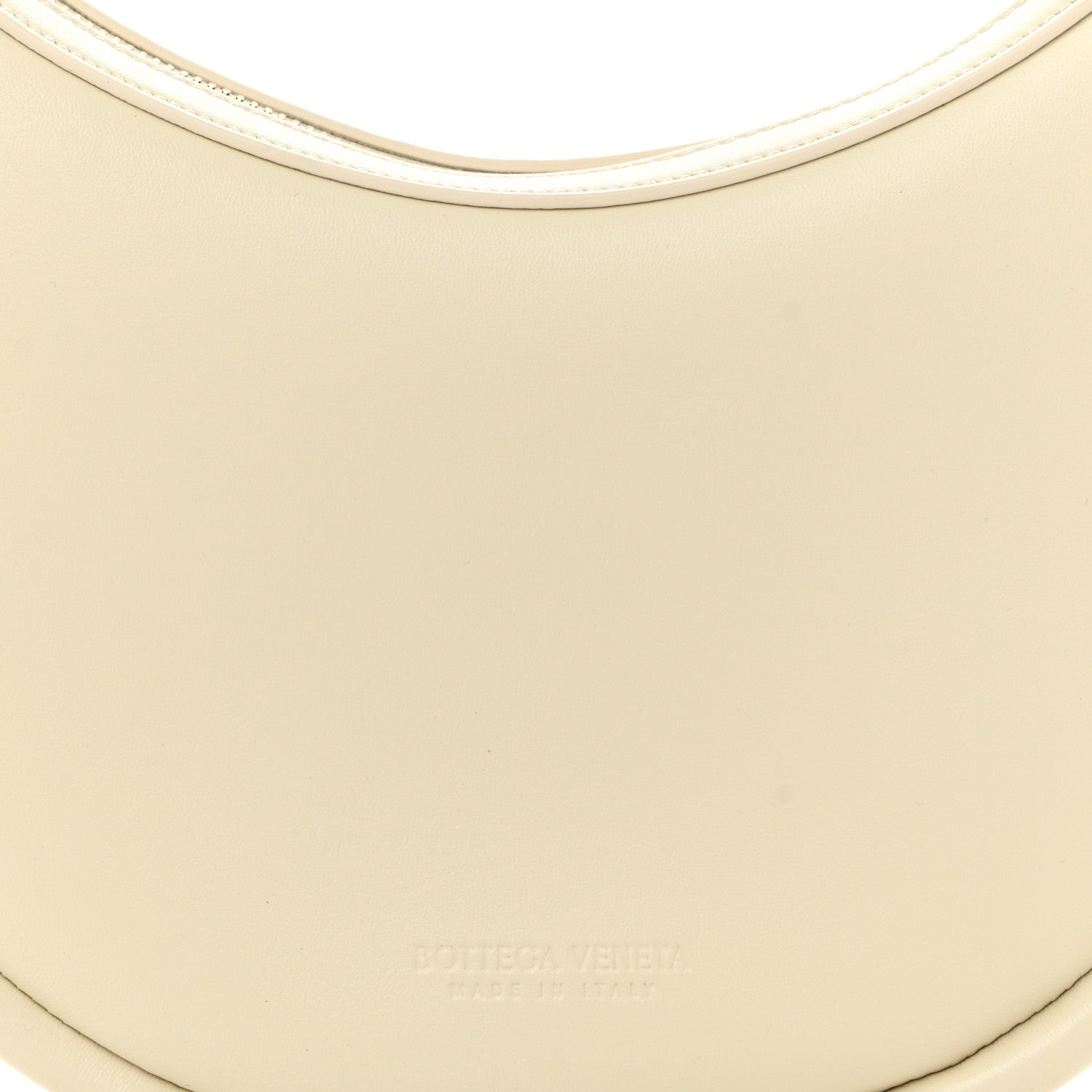 Bottega Veneta Smooth Calfskin Hula Hoop Shoulder Bag Sea Salt 8 of 10