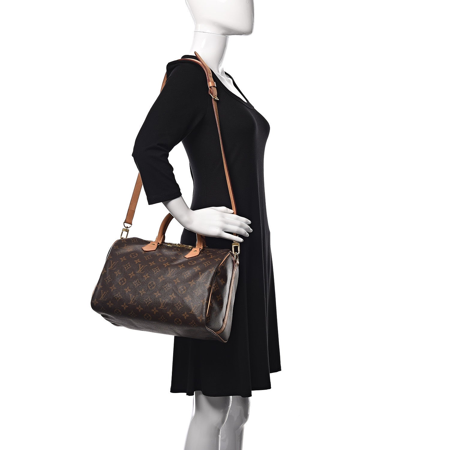 Louis Vuitton Monogram Speedy Bandouliere 30 2 of 24