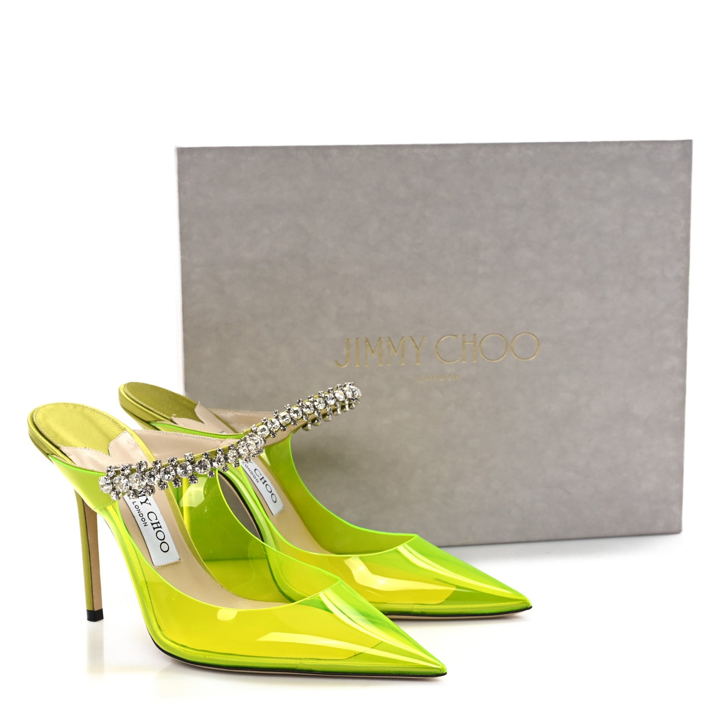 Plexi Crystal Bing 100 Pumps 39 Neon Yellow