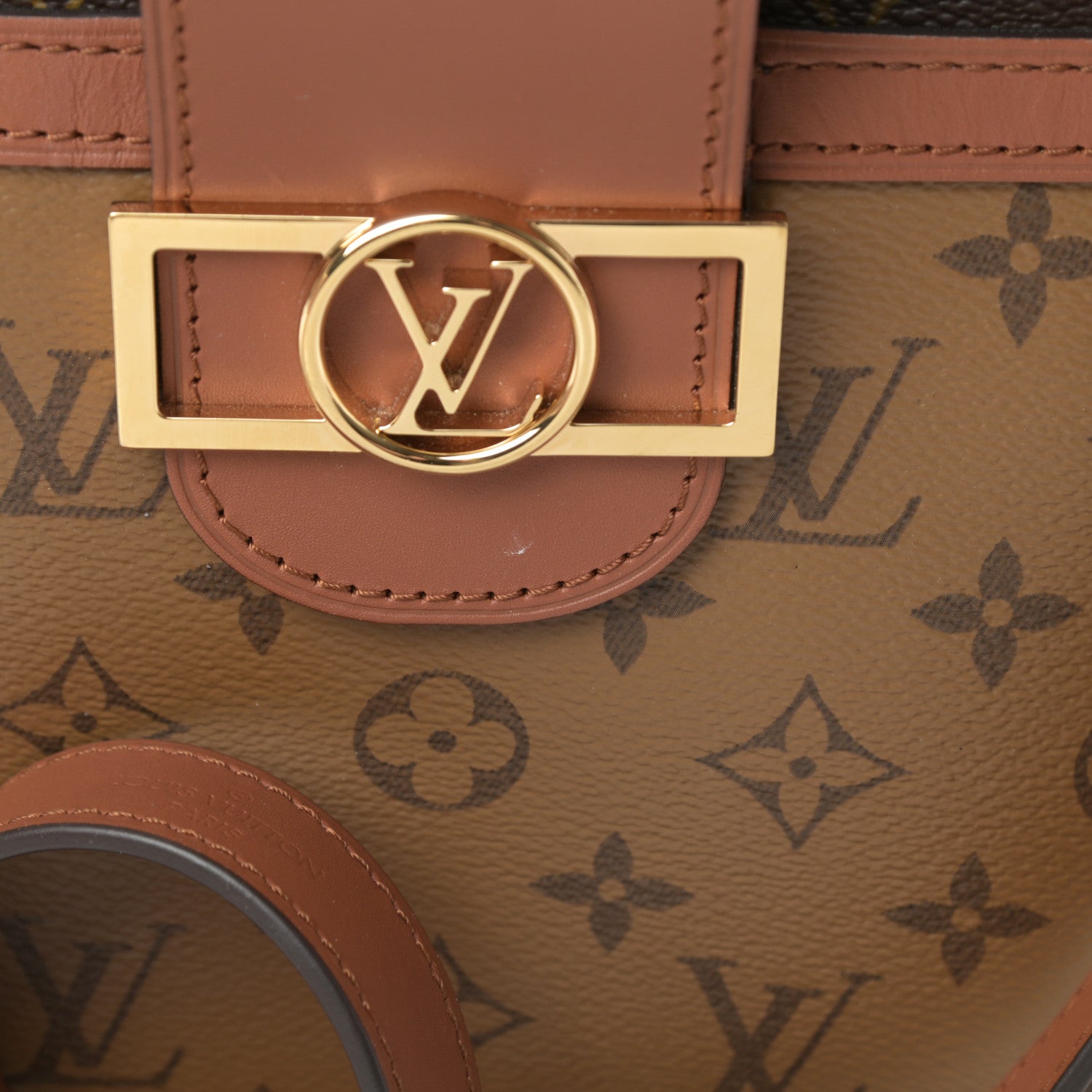 Louis Vuitton Reverse Monogram Dauphine Hobo MM 14 of 15