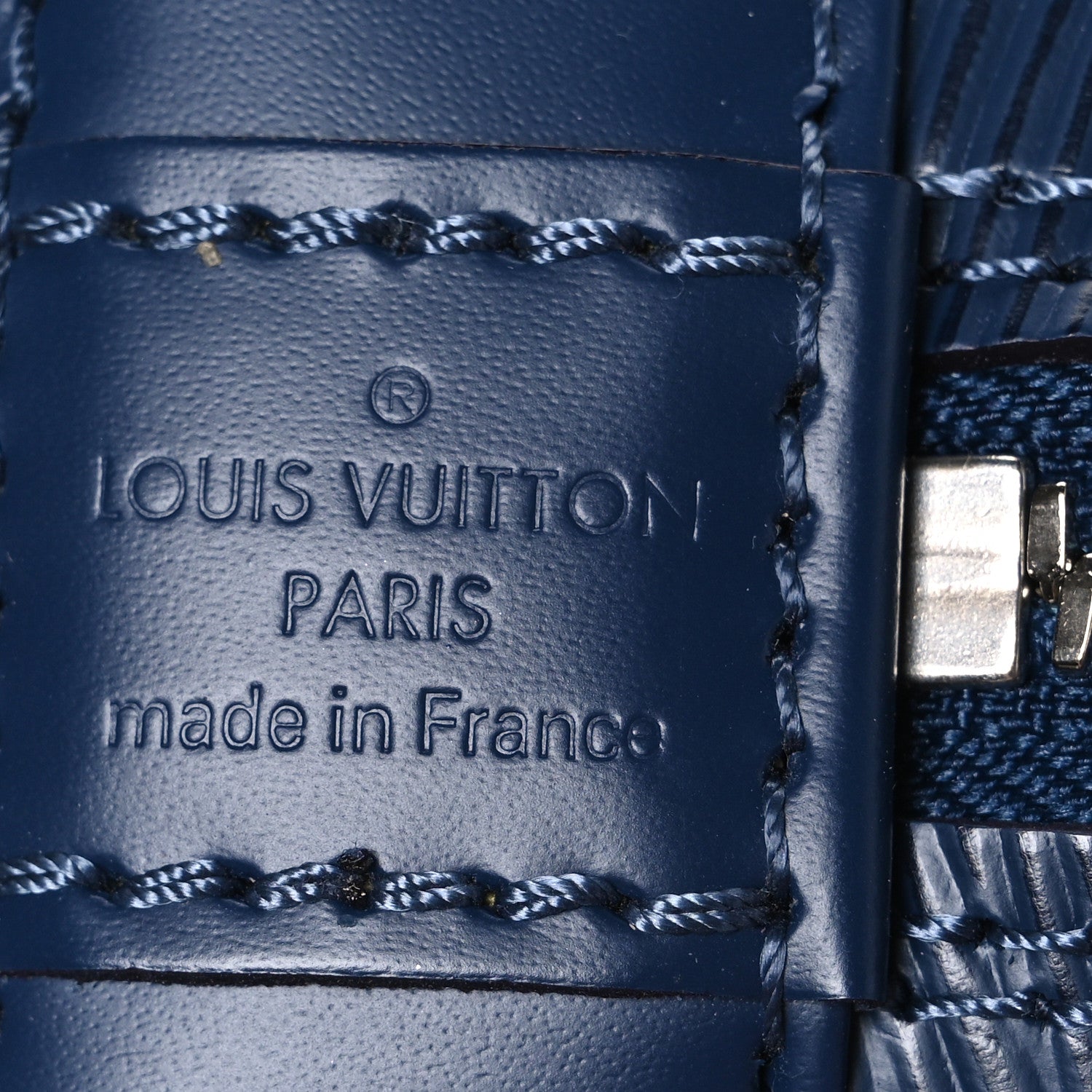 Louis Vuitton Epi Alma BB Indigo 6 of 11