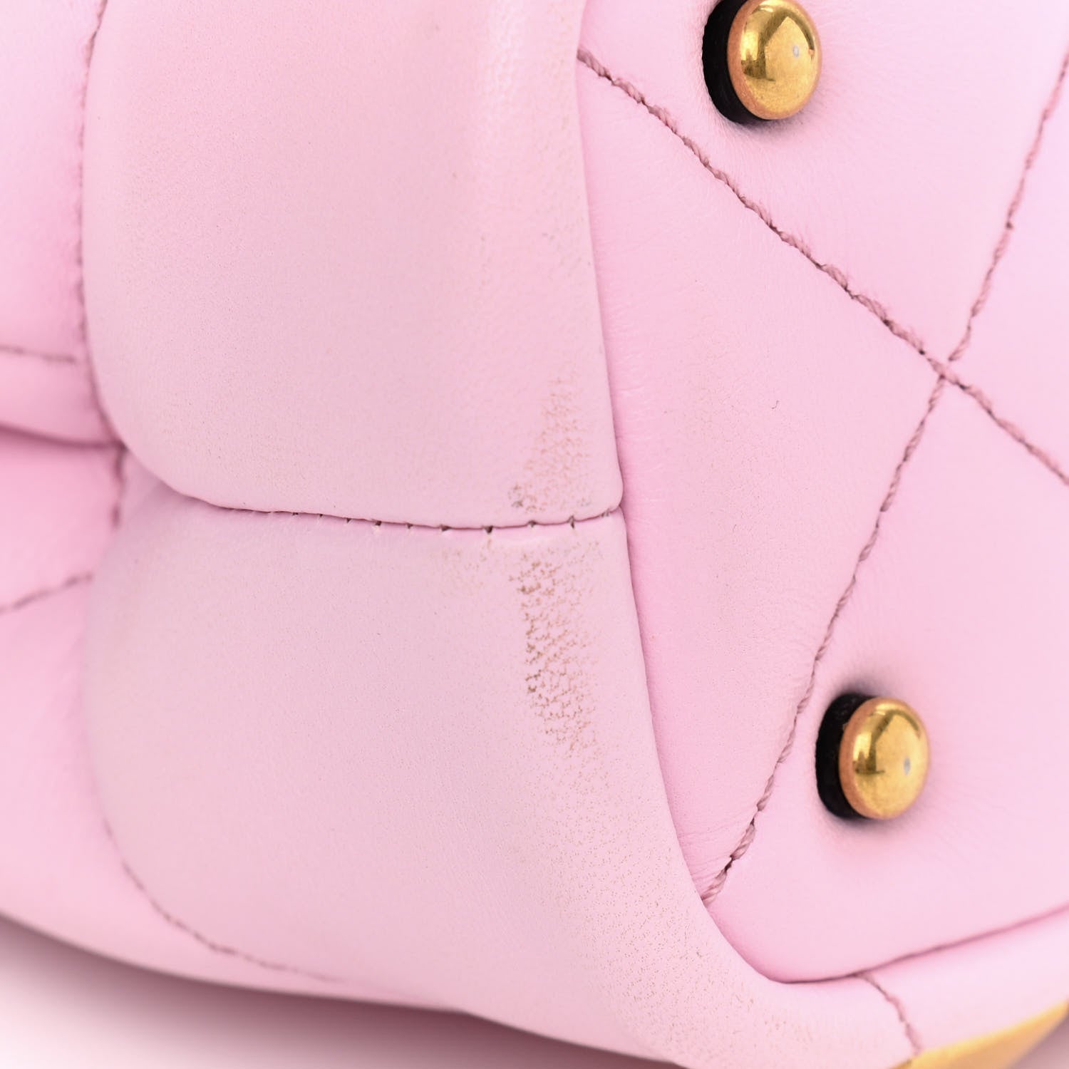 Valentino Garavani Nappa Mini Roman Stud The Handle Bag Pink Borealis 11 of 11