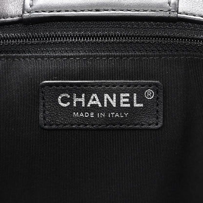 Chanel Calfskin Quilted Large Classic Shopping Tote Black 6 of 10